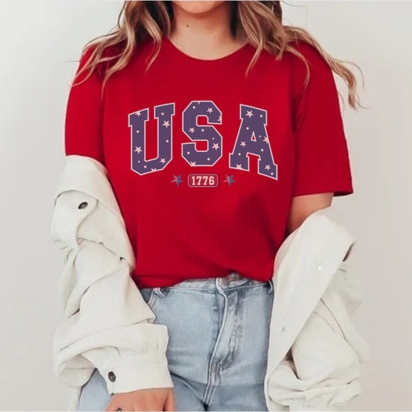 NEW USA Shirt, July 4th Shirt S-5X - Picture 2 of 3